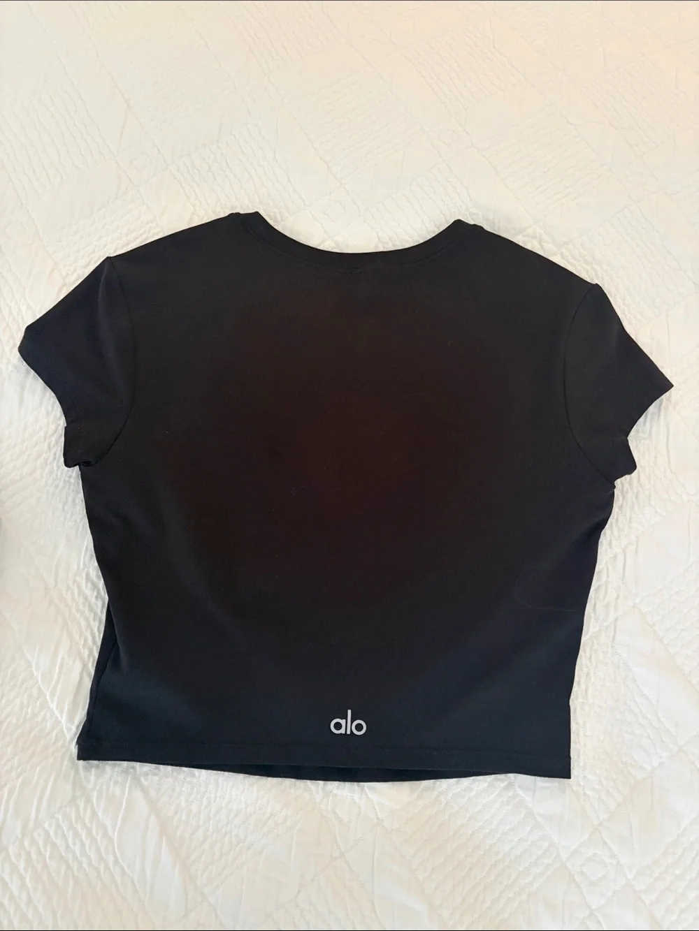 ALO Yoga Black Pleated Skater Skirt and Top Set XS